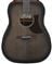 Ibanez Advanced Acoustic AAD50 Acoustic Guitar Trans Charcoal Burst Body Angled View